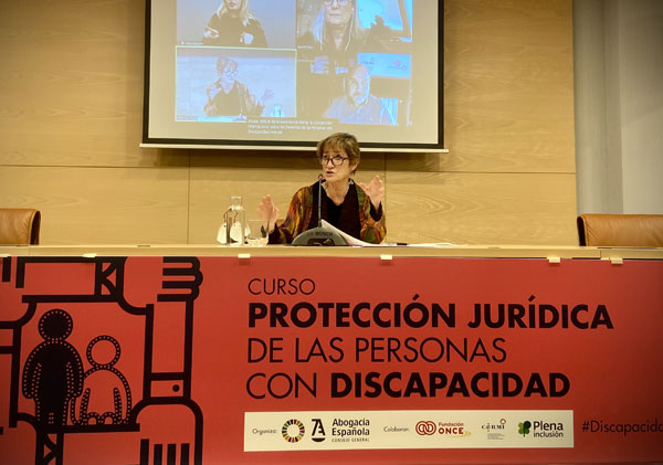 La presidenta del Consejo General de la Abogacía Española, Victoria Ortega Benito en la inauguración del curso