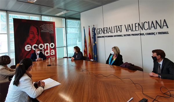 Reunión Conselleria de Economía y Colegio de Registradores