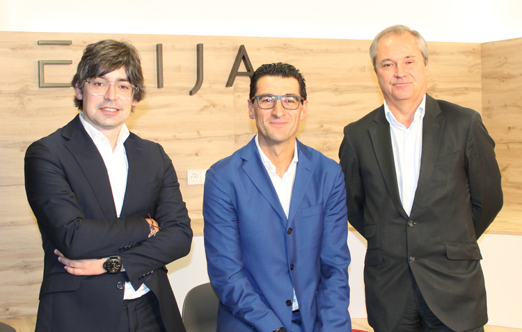 Alejandro Touriño, socio director de ECIJA, Hugo Écija, fundador y presidente ejecutivo de ECIJA y Pablo Jiménez de Parga, vicepresidente ejecutivo de ECIJA