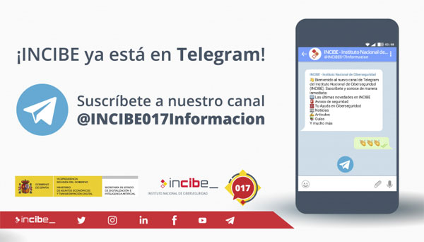 INCIBE Telegram