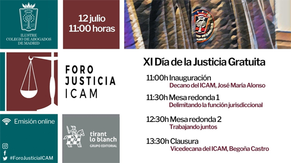Foro ICAM XI Día de la Justicia Gratuita