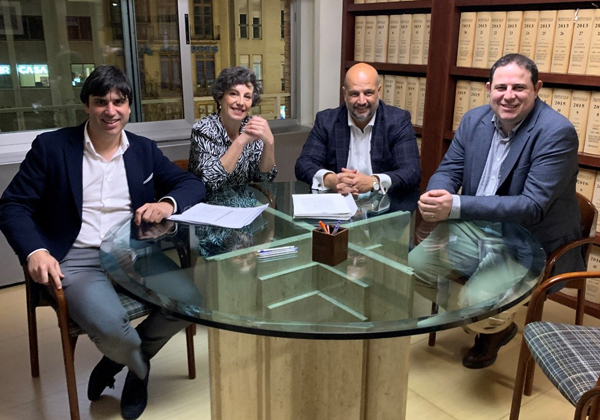 Javier Chisbert, Reyes Rodríguez Zarza, Enrique Zarza y José Molina.