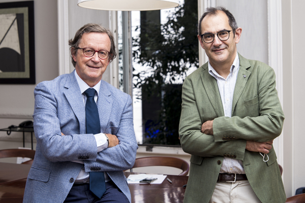 José Miguel Contreras, presidente del Consejo de Administración de Morison ACPM y Xavier Rius, director general de la Fundación ICIL