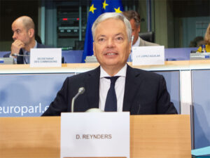 Didier Reynders, Comisario Europeo de Justicia