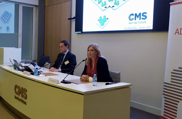 José María Rojí (CMS) y Victoria Plantalamor (ADEFAM)