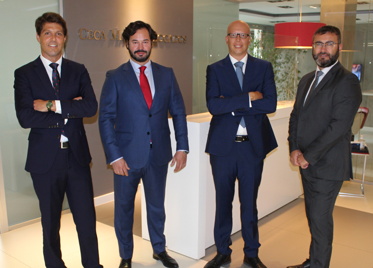 Victor Machado, Esteban Ceca, Francisco Reyes y Gustavo Pérez