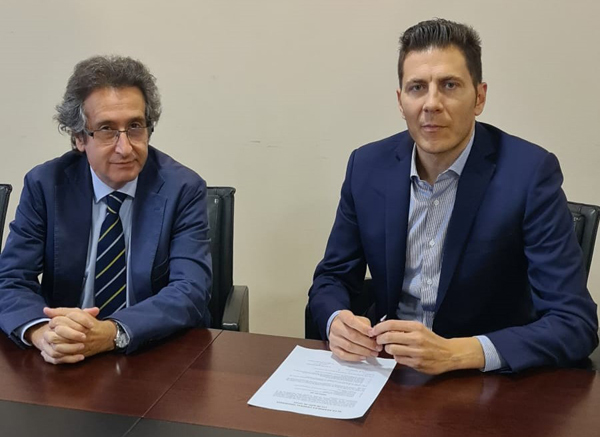 El secretario general de CETM, José María Quijano, y el director de Proyectos de ICIRED, Luigi Nazzaro