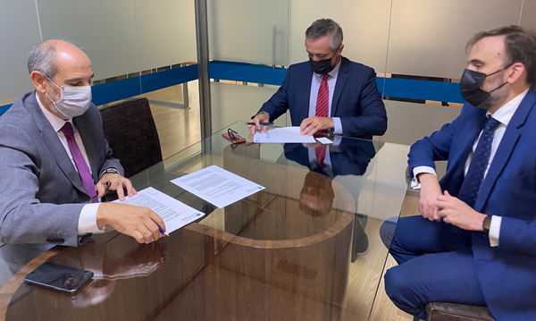 Manuel Camas, Manuel Villalón y José Torres