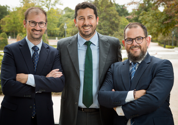 Constantino Vidal, Nazario Mendoza y Antonio Cendán