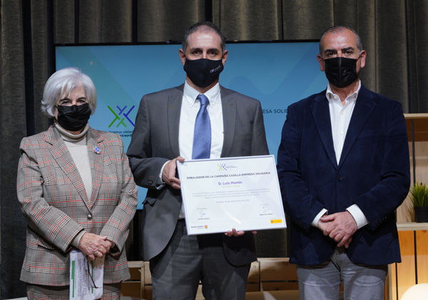 Luis Martín, Embajador de la Casilla Empresa Solidaria