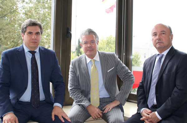 Manuel González-Haba, Sergio Parra Sabal y Adolfo Fuentes.