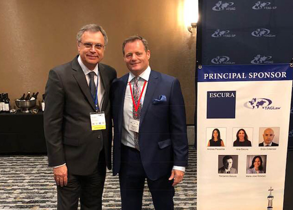 Richard Attisha, presidente y CEO de TAG Alliances, y Fernando Escura, socio director de ESCURA