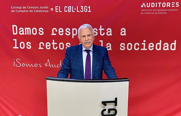 Antoni Gómez, presidente del Col·legi de Censors Jurats de Comptes de Catalunya