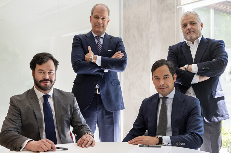 Los socios y miembros del consejo de administración de Ceca Magán: Esteban Ceca Gómez-Arevalillo, Socio Director, Ramon Mesonero-Romanos, Enrique Ceca Gómez-Arevalillo y Javier Lucas