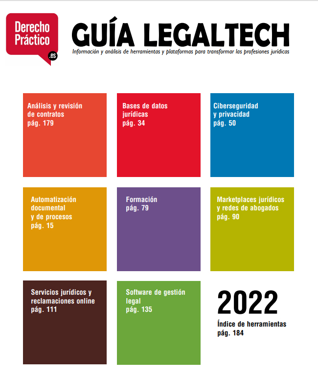 secciones de la Guía LegalTech