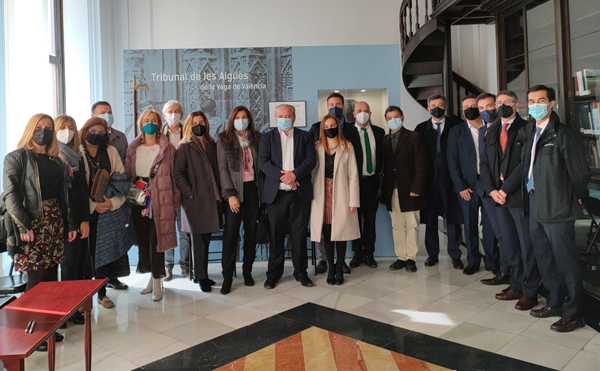 Visita del ICAV al Tribunal de las Aguas