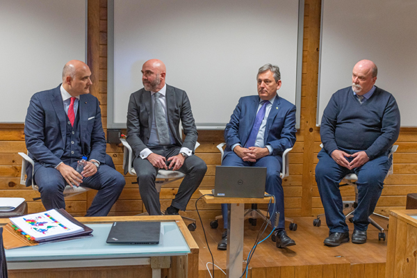 José María Viñals, Joaquín Danvila, Enrique Navarro y Mario Weitz