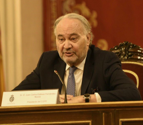 Juan Carlos Estévez, presidente del Consejo General de Procuradores de España
