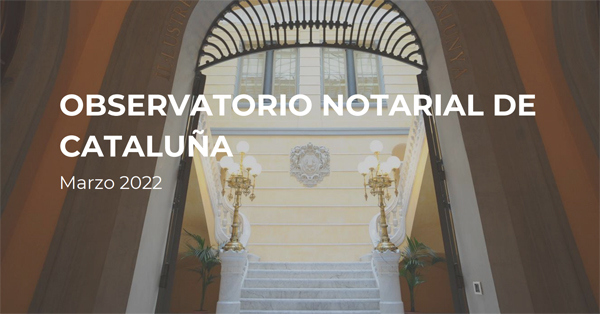 Observatorio Notarial de Cataluña 2021