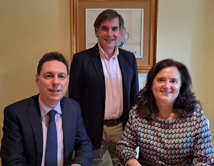 José Manuel Rivas, Javier de Ahumada y Mónica Sastre Beceiro