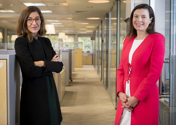 Paz de la Iglesia y Pilar Menor