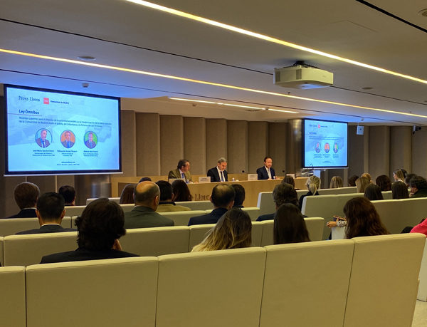 Perez-Llorca Ley Ómnibus” de la Comunidad de Madrid