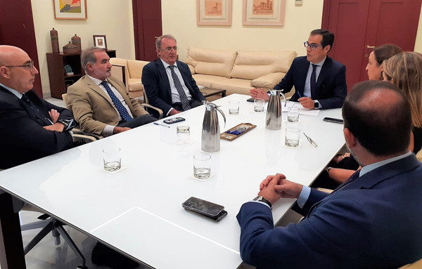 Reunión Justicia y el Consejo Andaluz de Colegios de Abogados