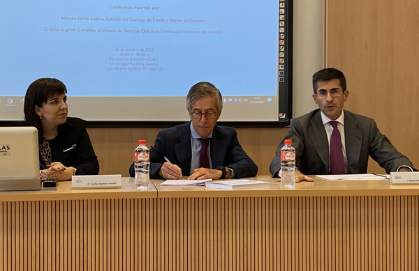 Cristina Argelich, Manuel González-Meneses y Moisés Romero
