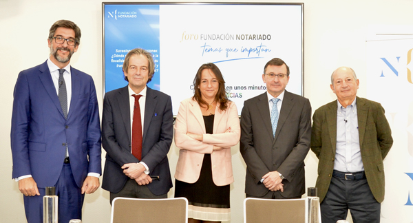 Luis Aribayos, Javier Máximo Juárez, Carmen Jover, José Ángel Martínez Sanchiz y Fernando Fernández