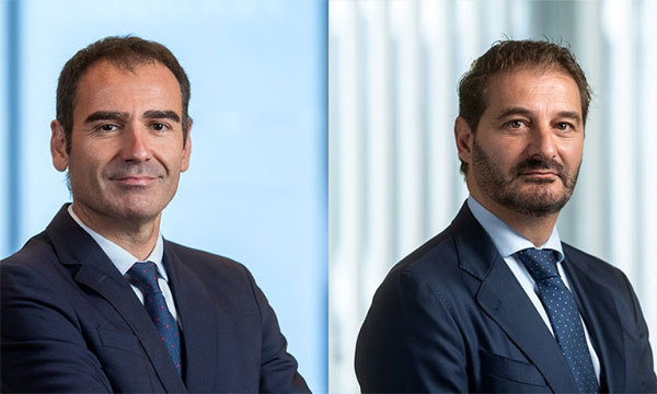 Nicolás Santos, nuevo socio responsable de Garrigues en Galicia, y Jesús Andújar, socio responsable de la oficina de A Coruña