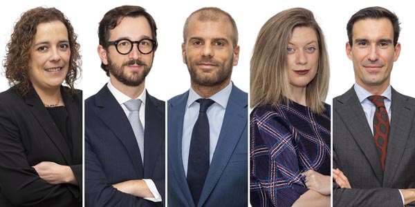 Teresa Méndez, Javier Bau, Pablo Hontoria, Florence Legeay, Gabriel Salarich
