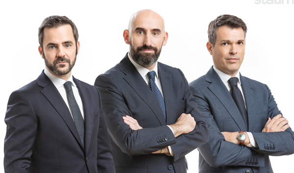 Yago Vázquez, Jordi López y Lucas Ferrer