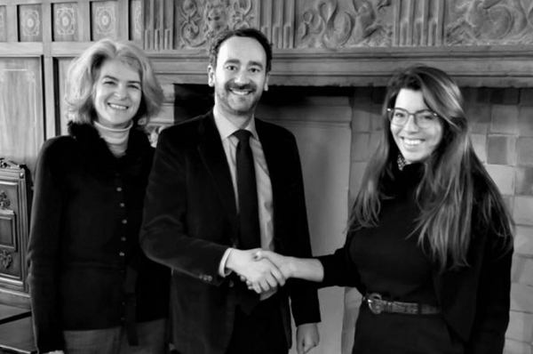 Livia Oglio y Giangiuseppe Sanna, abogados de Studio Legale Sutti, y Eugenia Ravagnan Venezze, of counsel de Escura