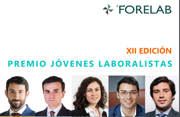 XII edición del Premio Jóvenes Laboralistas de FORELAB