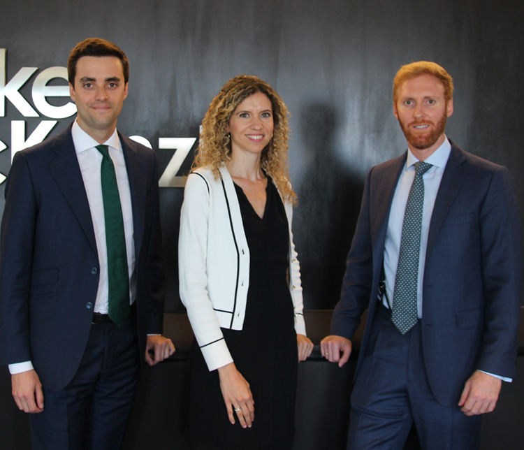 Carlos Martín, Carmen Alonso y Juan Pedro Cortés