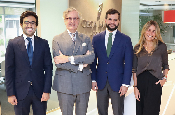 Berta Viqueira, Isaac Millán, José Luis Amat y Lucio Rivas