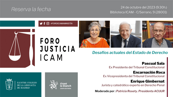 Foro Justicia ICAM amnistía
