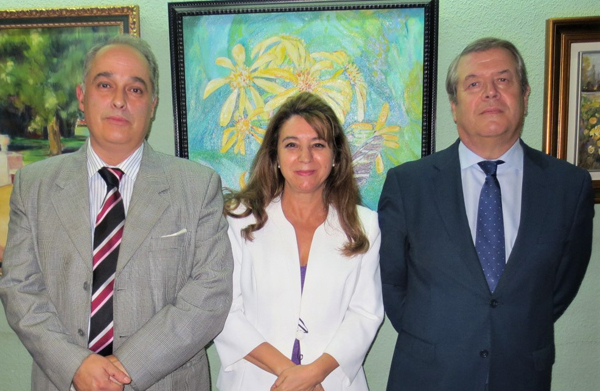 Jose María García Gutiérrez, María de los Reyes Rueda Serrano y Magistrado César Tolosa Tribiño