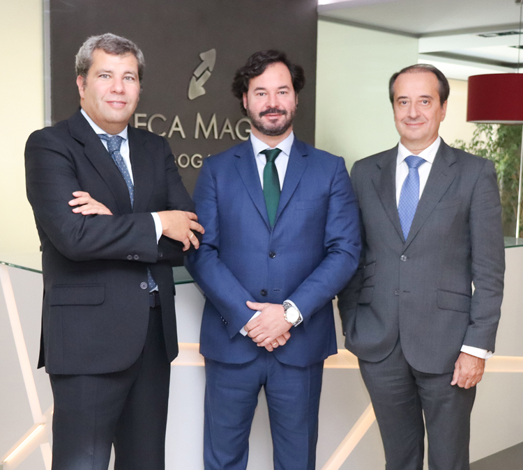 César Álvarez, Esteban Ceca y Javier Romano