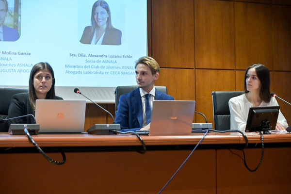 Alexandra Lozano, Omar Molina y Paula Puigmal
