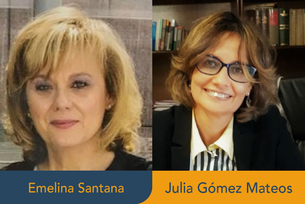 Emelina Santana y Julia Gomez Mateos