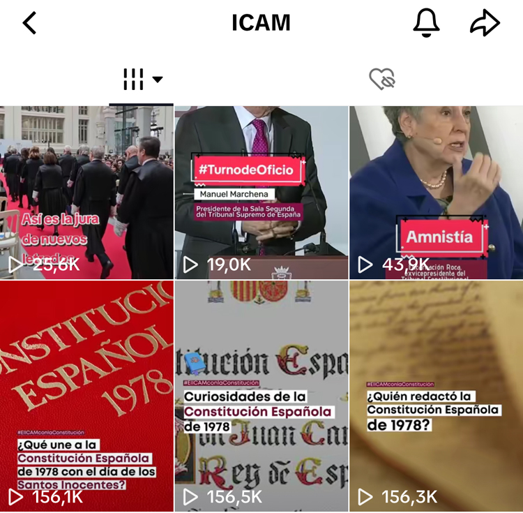 ICAM en TikTok