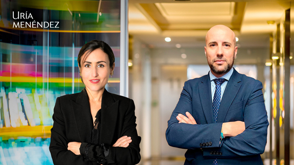 Eva García Morales, directora de Innovación Legal y José Ignacio López, director de Proyectos y legal project practioner de Uría Menéndez