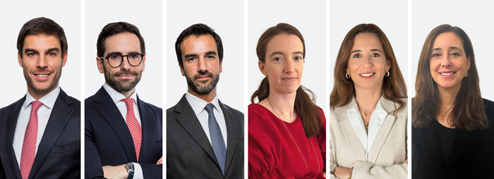 Rodrigo Falcão Nogueira, Carlos Vaz de Almeida, Manuel Cordeiro Ferreira, Inês Palma Ramalho, Inês Arruda y Rita Leandro Vasconcelos