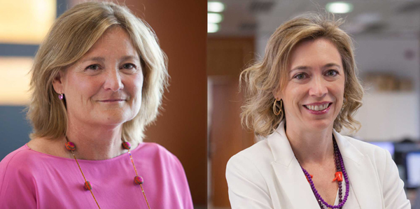 Isabel Gómez-Acebo y Lucía Fernández