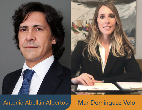 Alberto Abellan y Mar Domínguez Velo