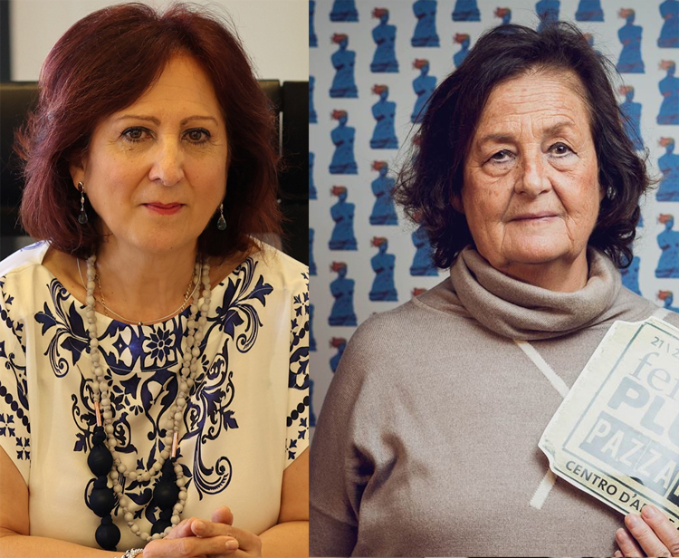 Teresa Peramato y Gabriella Luccioli