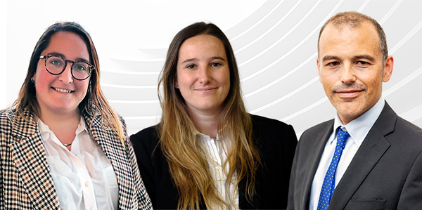 Sandra Ortuzar, Isabel García y Tomás Llamas