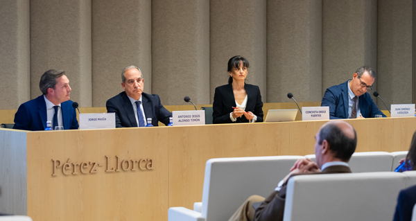 Jorge Masía, Antonio Jesús Alonso Timón, Conchita Ordiz Fuertes y Juan Jiménez-Laiglesia