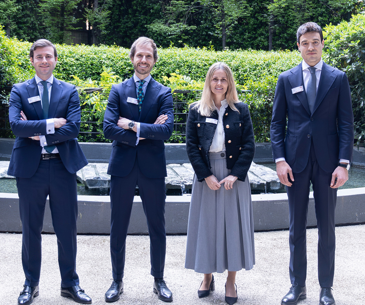 Jorge Arbex Bassols, Álvaro Fernández Sánchez del Corral, Joana Silveira Botelho y Pablo Ramírez Silva